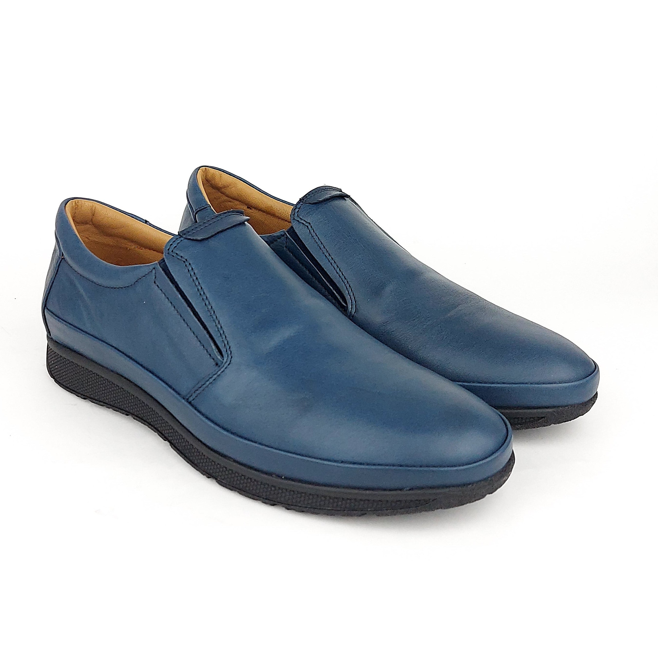 Volzak 720 chaussure en cuir bleu