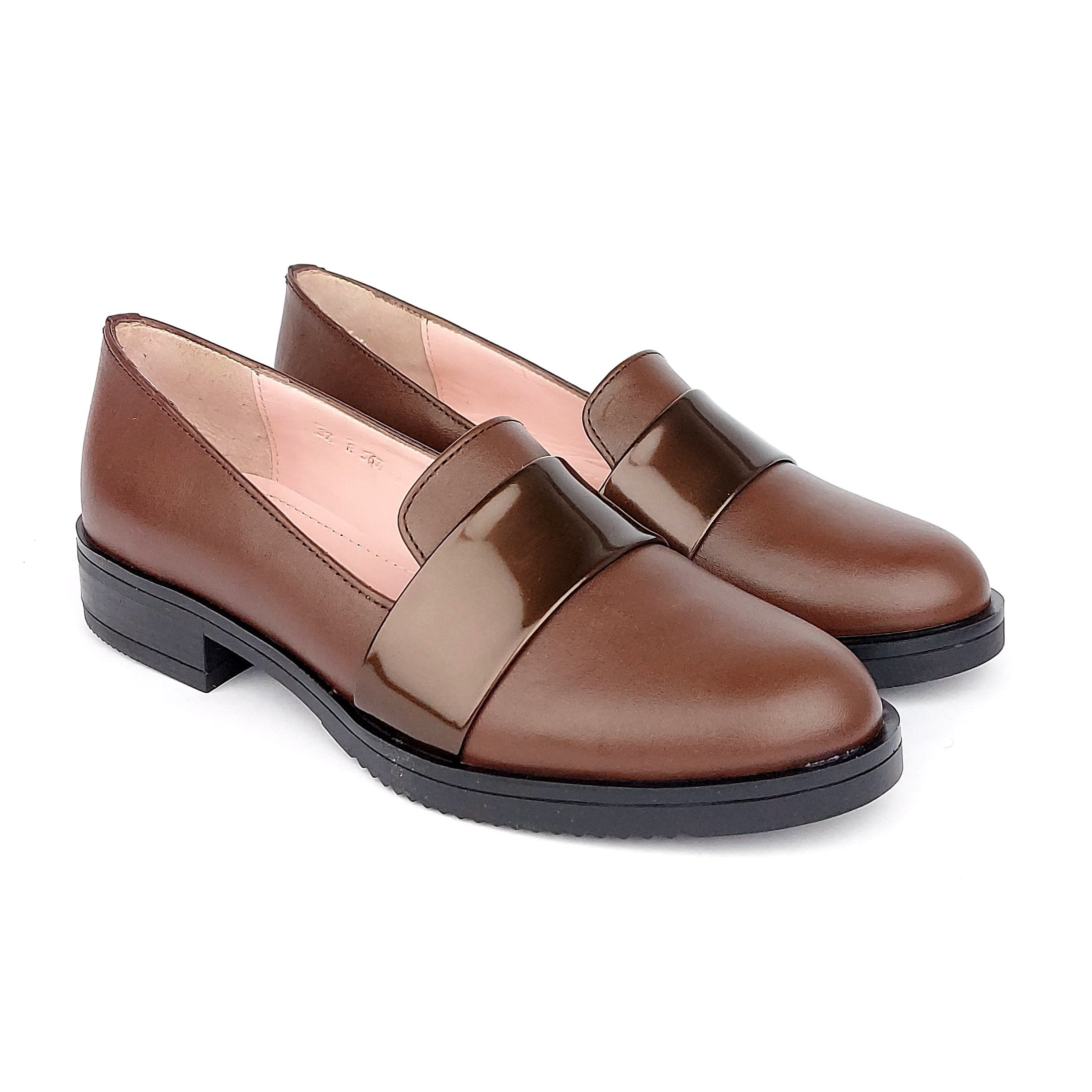 Volzak 567 Chaussure en cuir marron