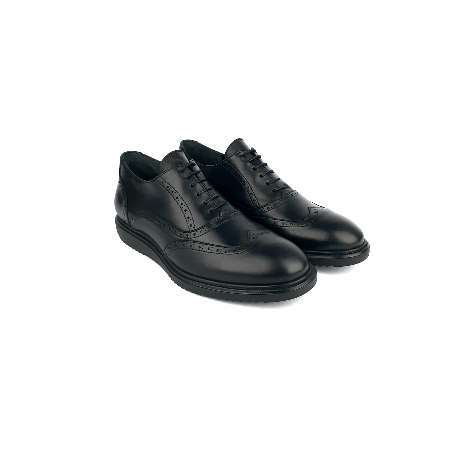 5024 Chaussure en cuir Noir