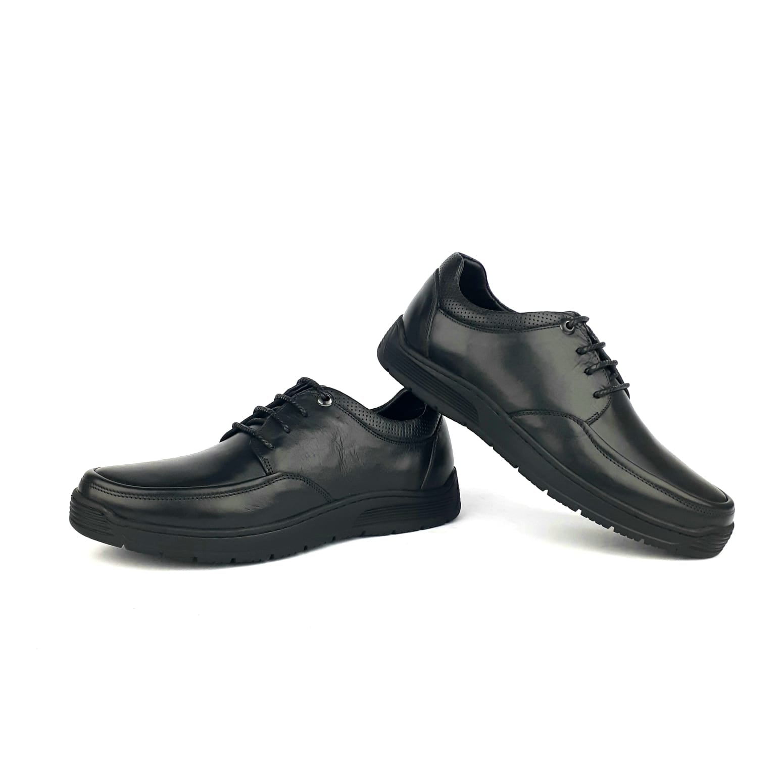 2141 Chaussure en cuir Noir