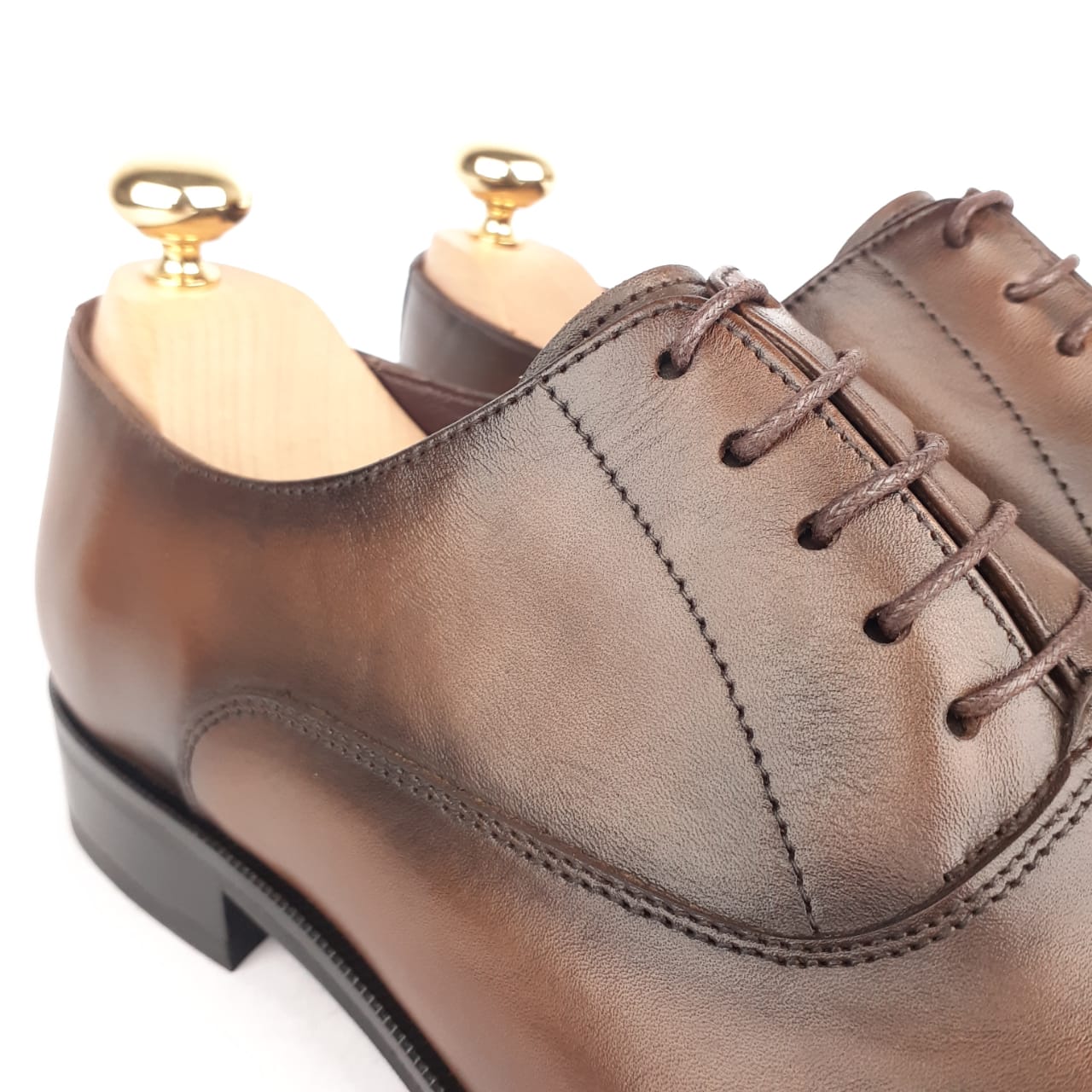 1305 Chaussure en cuir Marron vintage