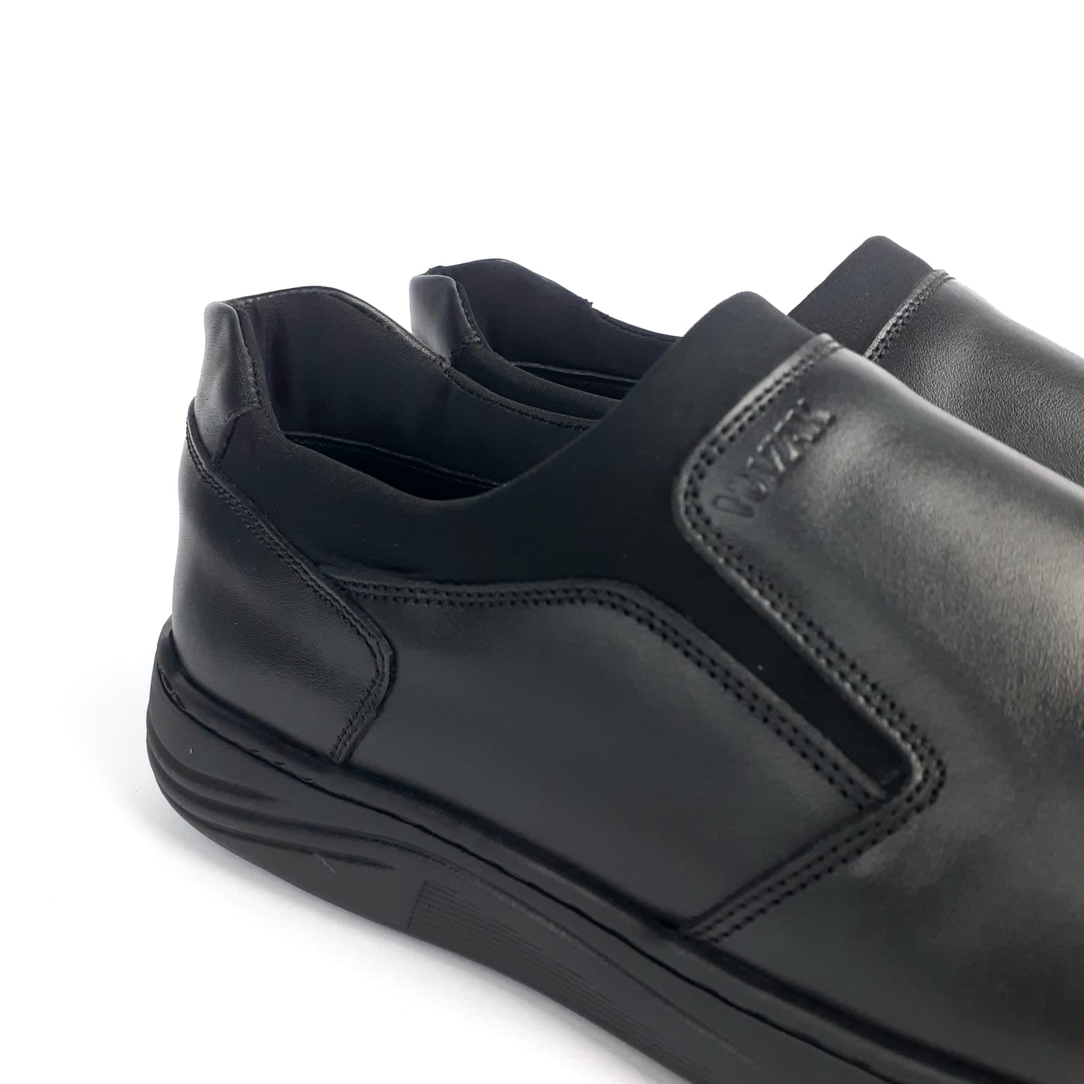 '2159 Chaussure en cuir noir