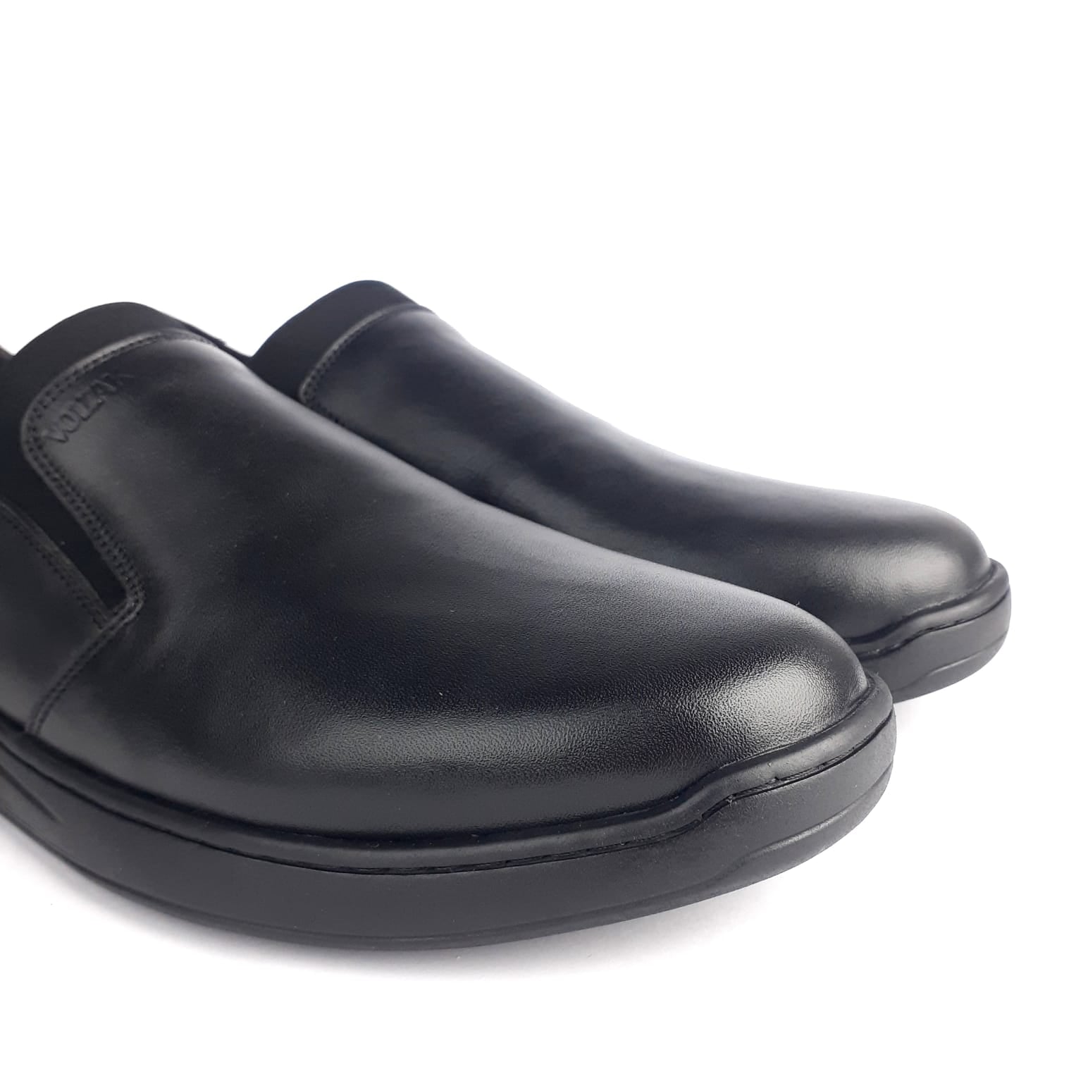 '2159 Chaussure en cuir noir