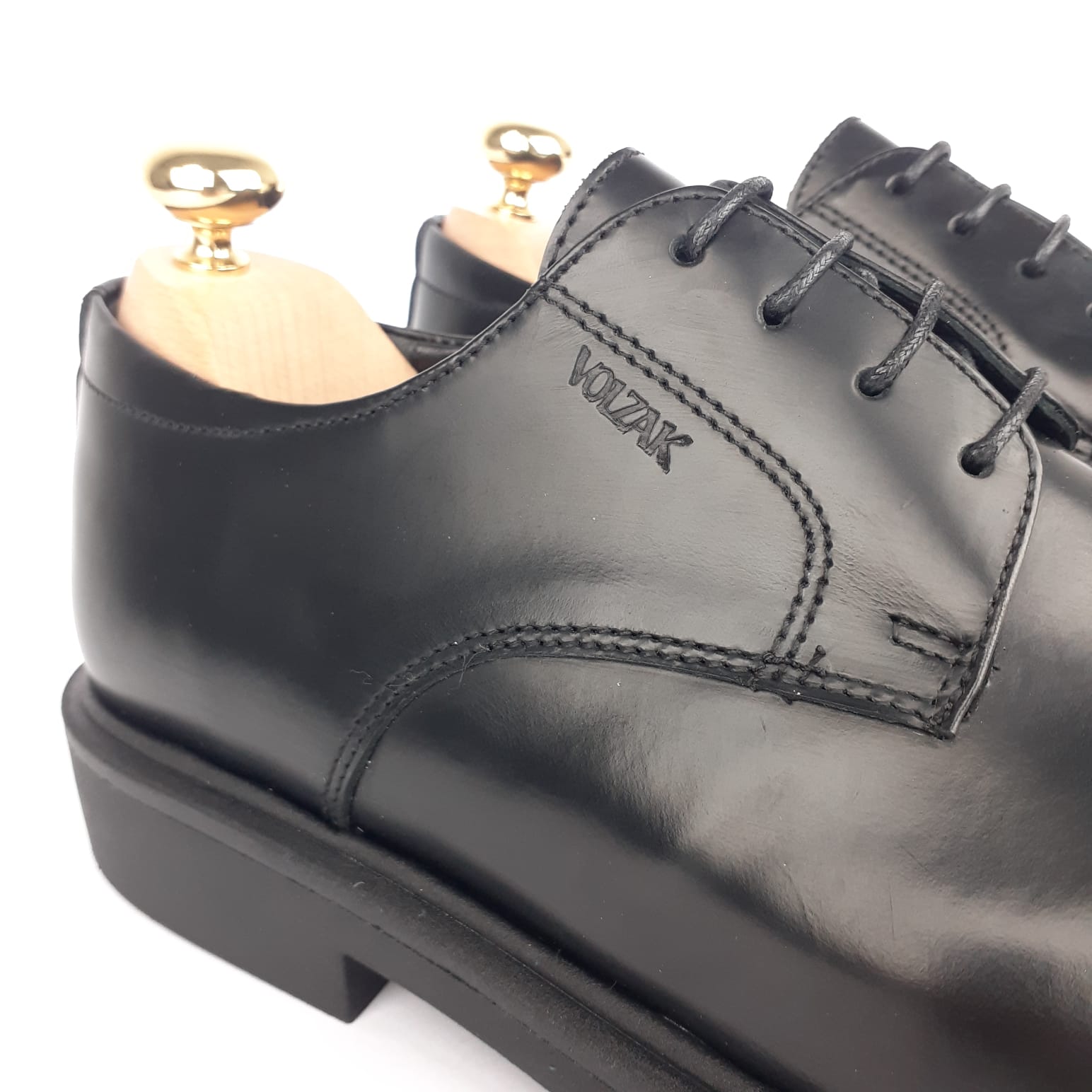 541 Chaussure cuir démasquable Noir