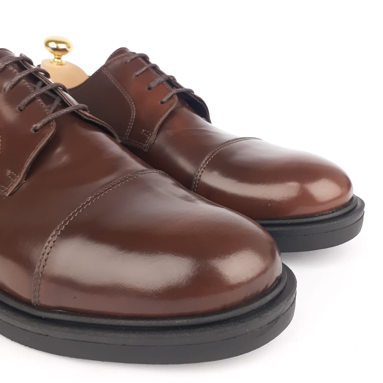 540 Chaussure cuir démasquable Marron