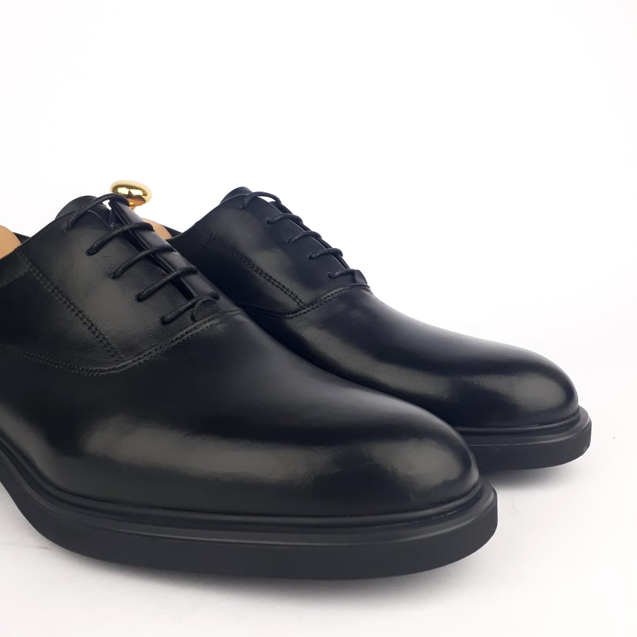 910 Chaussure en cuir Noir