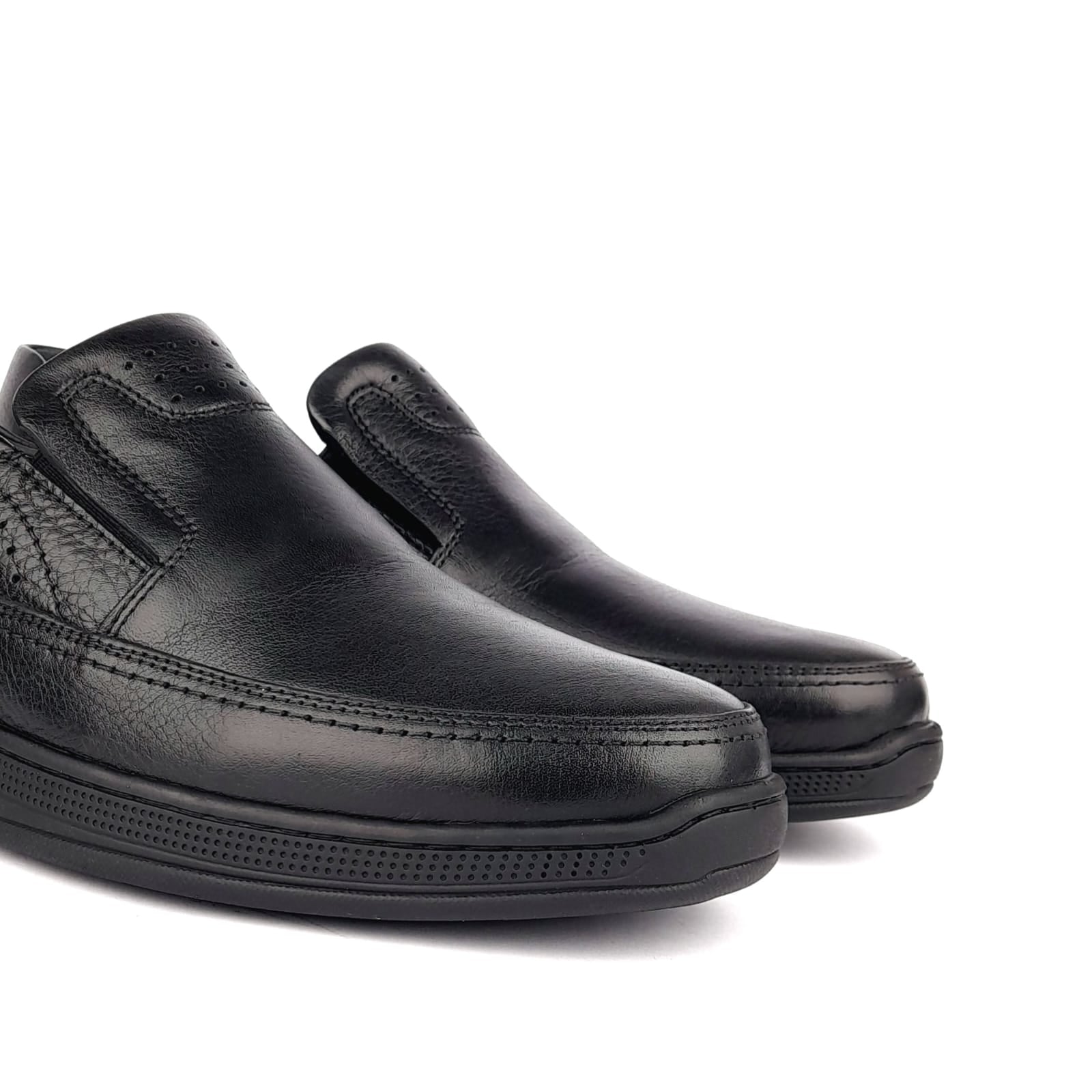 3067 Chaussure en cuir Noir