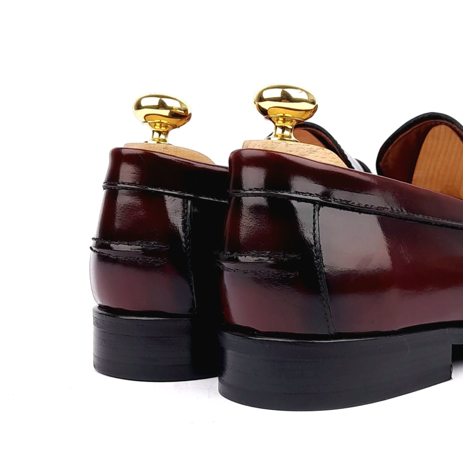 5205 Chaussure cuir Démasquable Bordeaux