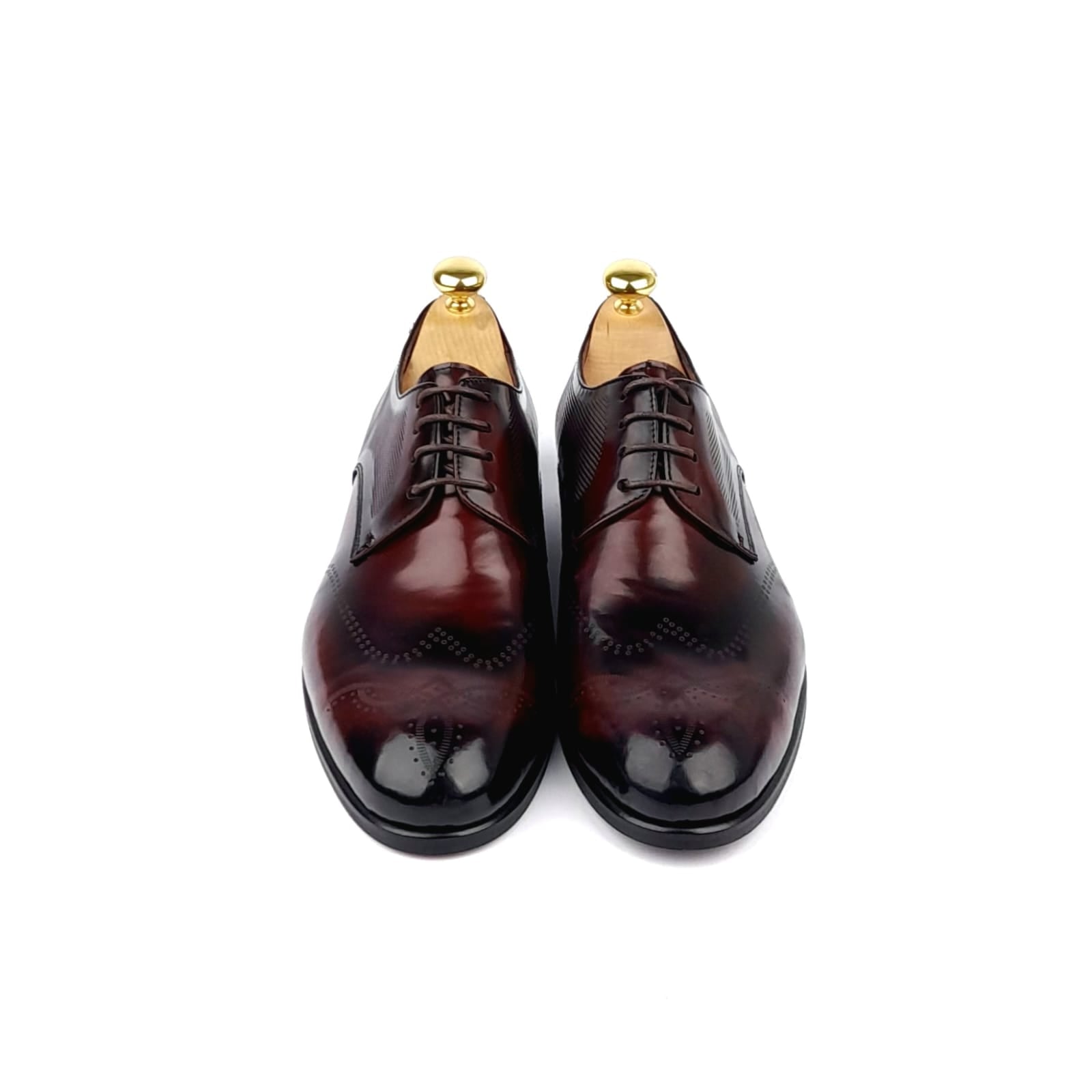 '6085 Chaussure cuir Démasquable Bordeaux