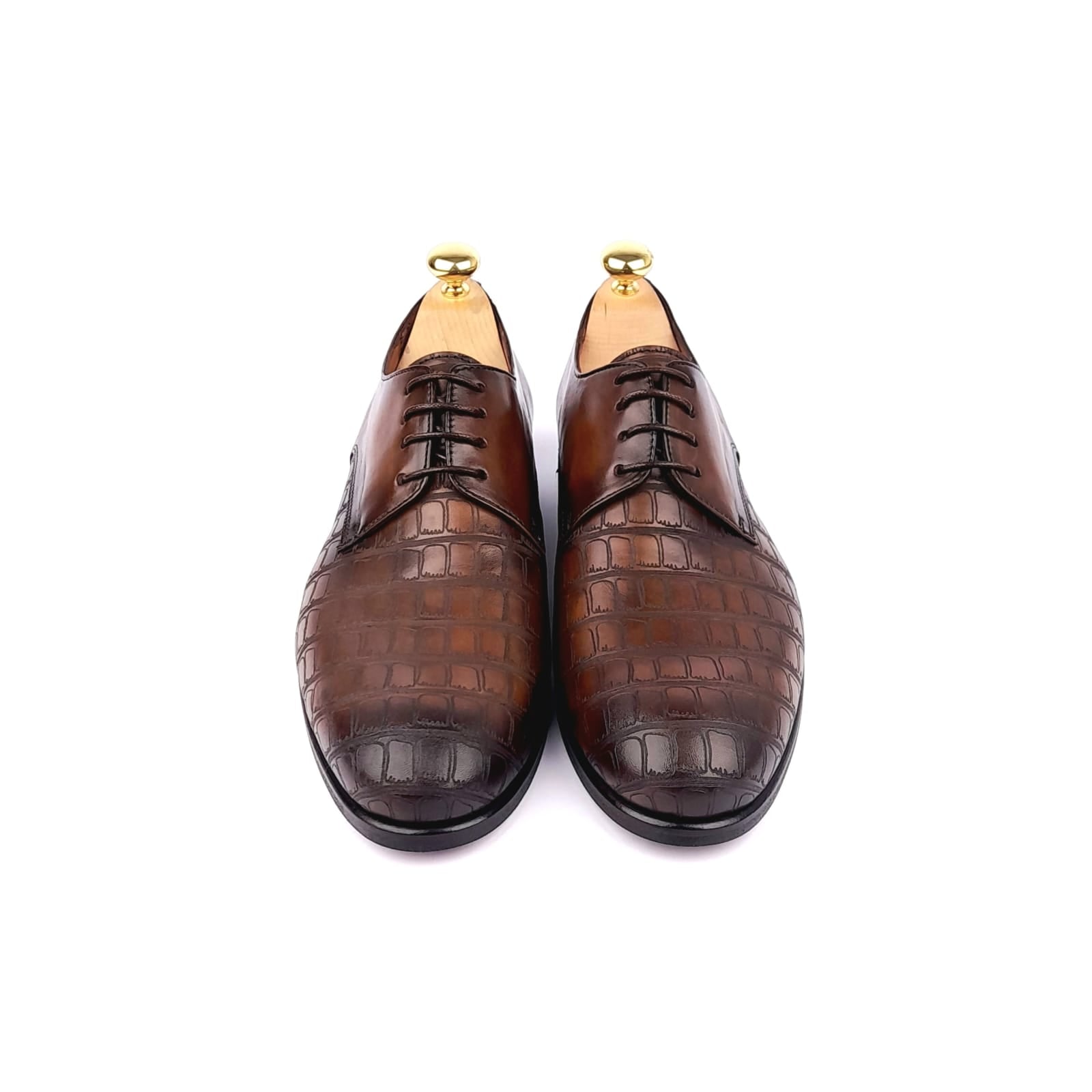 .6083 Chaussure en cuir Marron vintage