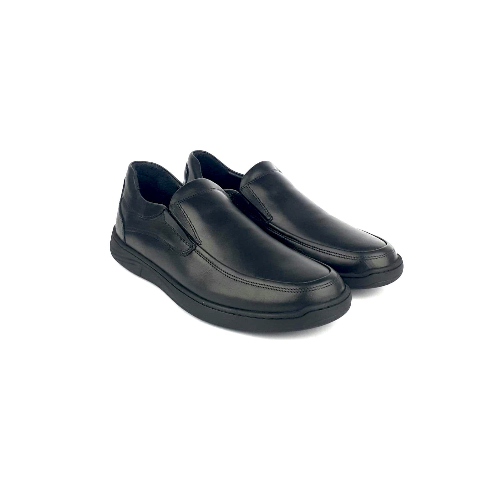 3021 Chaussure en cuir Noir